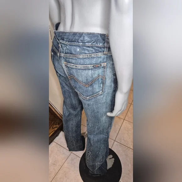 Energie Classic Blue Straight-Leg Jeans - Picture 12 of 13